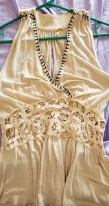 Cream Free People blouse